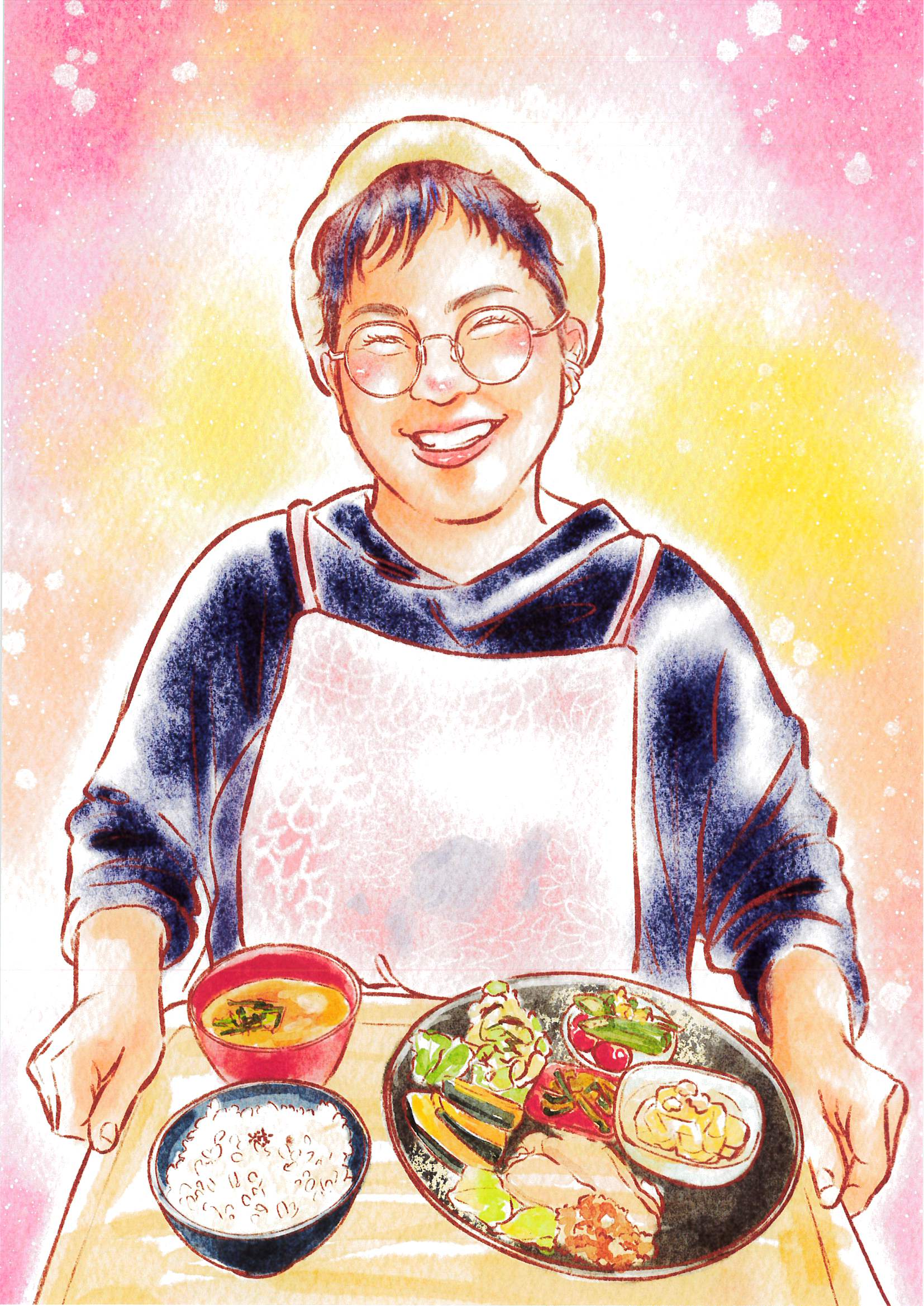 cafe104 シェフイラスト